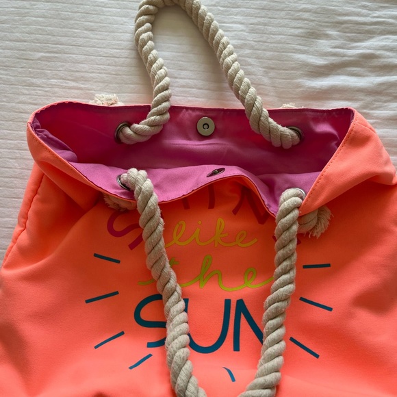 Kid’s Pink Beach Bag - Picture 5 of 8